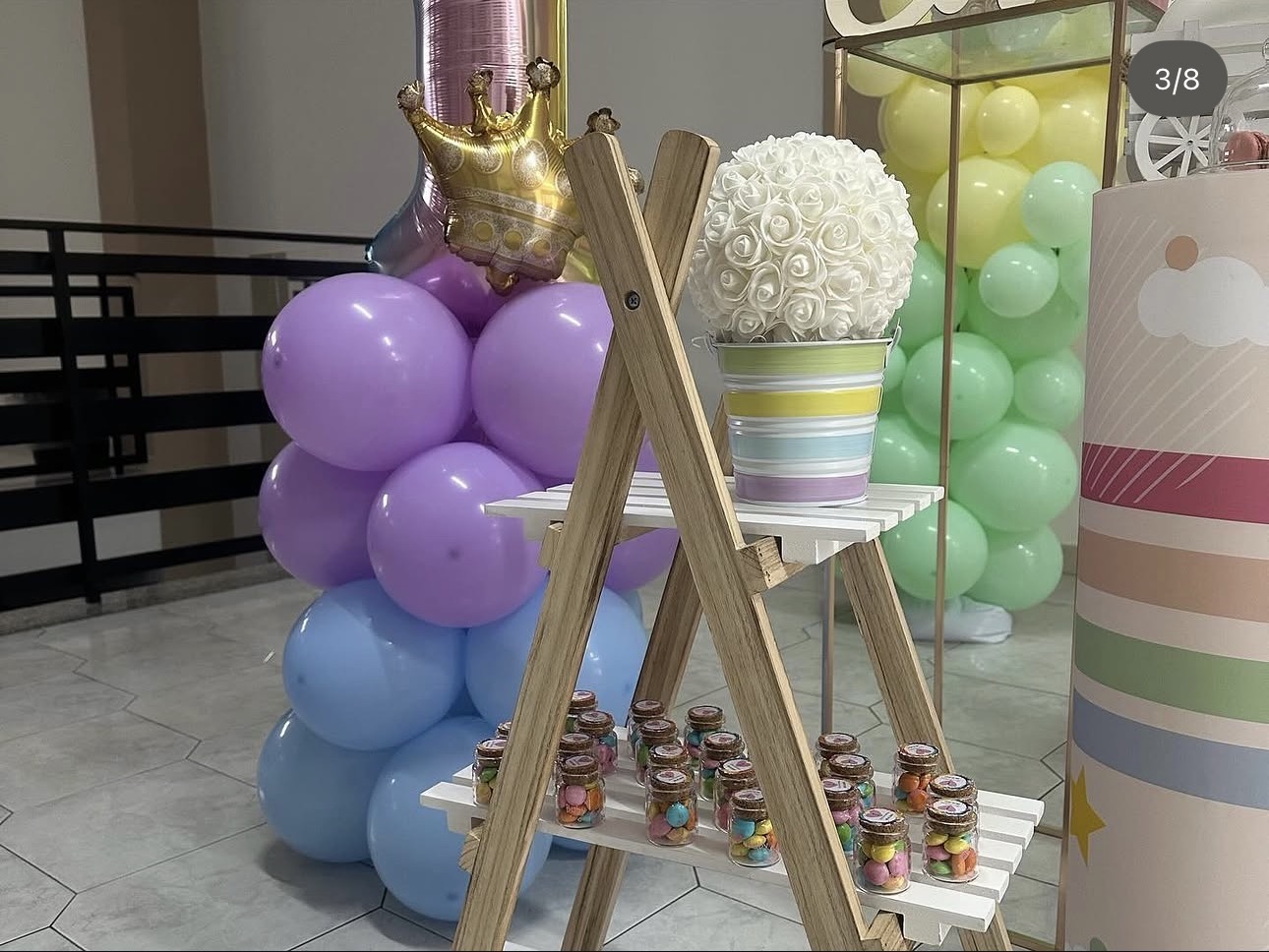 Compleanno bimba — Arcobaleno — 3