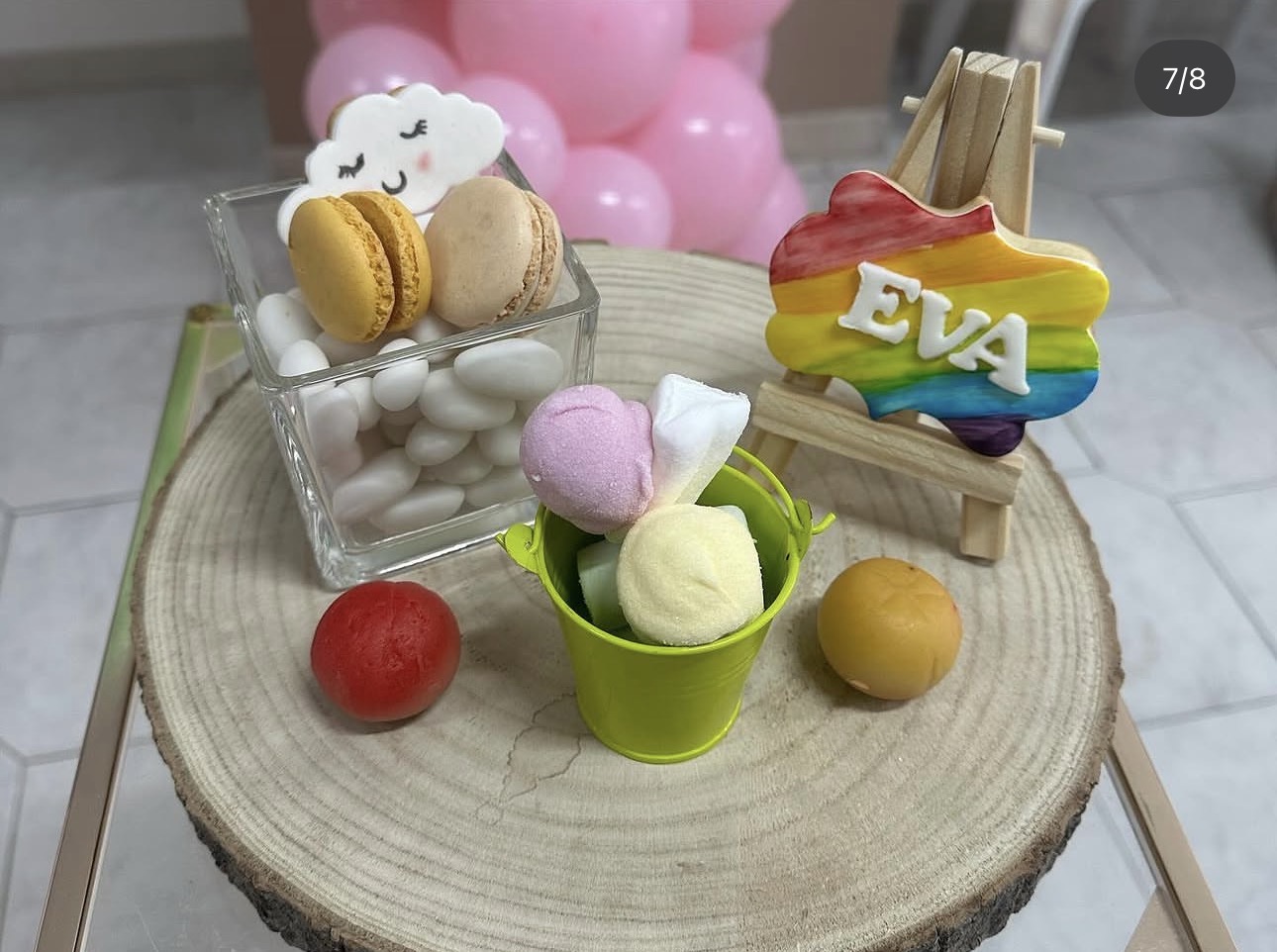 Compleanno bimba — Arcobaleno — 7