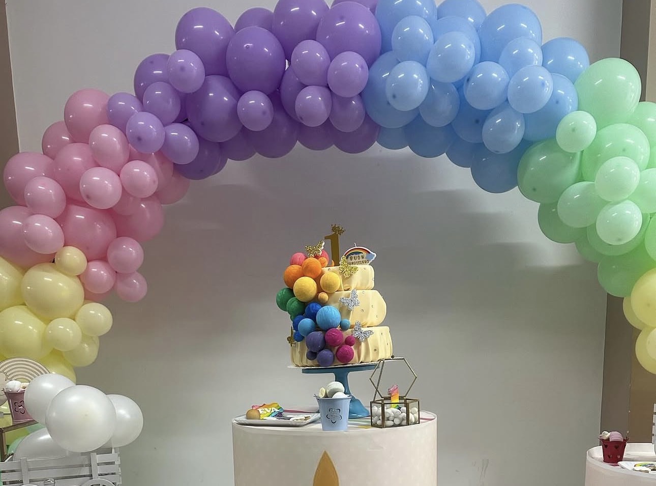 Compleanno bimba — Arcobaleno — 8