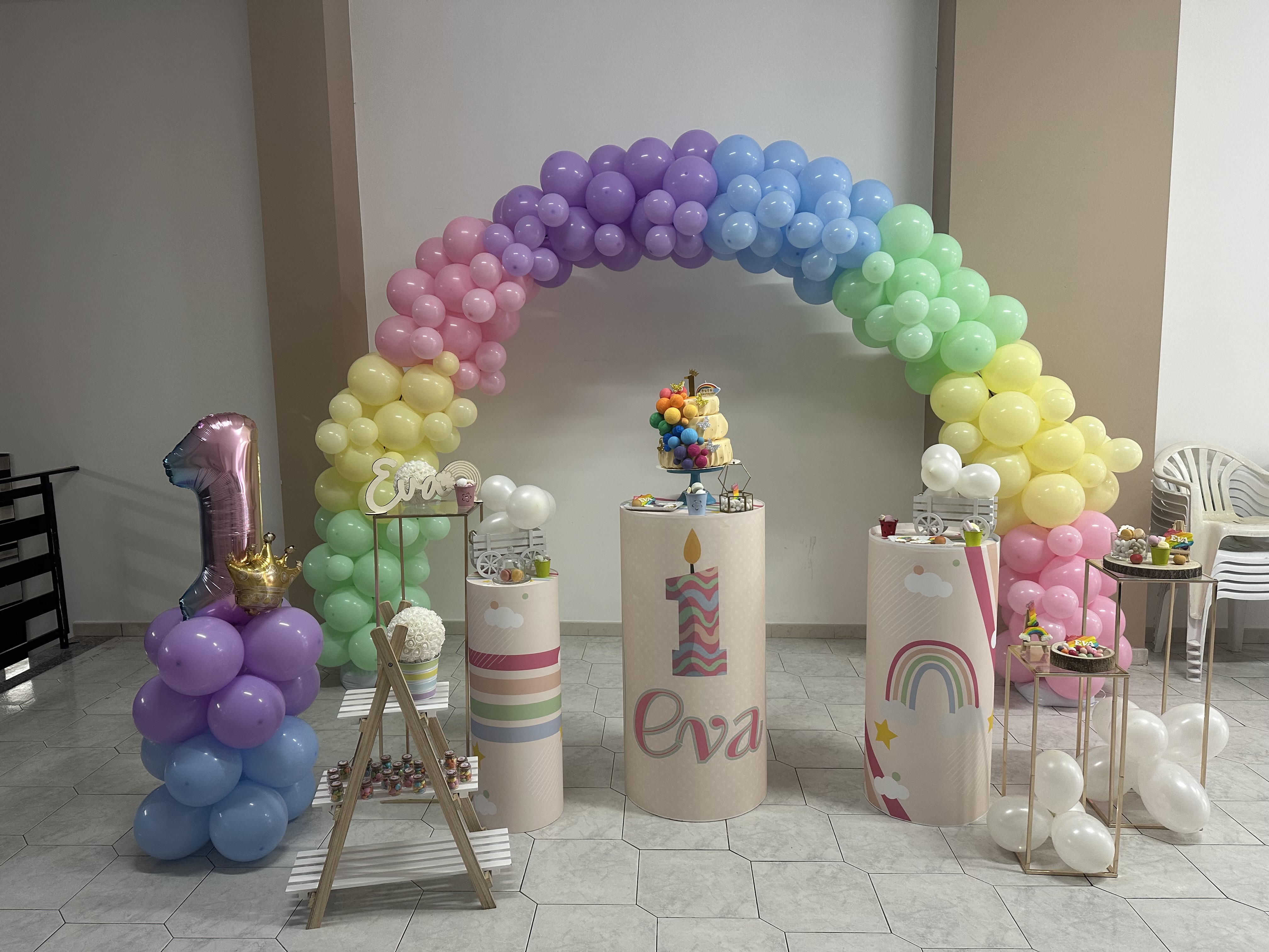 Compleanno bimba — Arcobaleno — 1